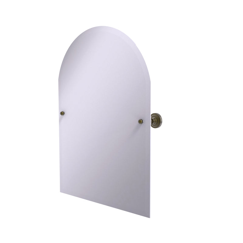 Allied Brass Frameless Arched Top Tilt Mirror with Beveled Edge DT-94-ABR