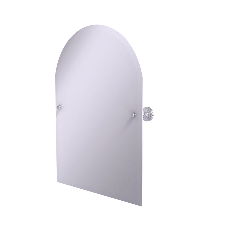 Allied Brass Frameless Arched Top Tilt Mirror with Beveled Edge DT-94-SCH