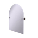 Allied Brass Frameless Arched Top Tilt Mirror with Beveled Edge DT-94-VB