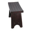 DecoTeak Serenity 24" Eastern Style Teak Shower Bench with Shelf