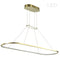 Dainolite 46W Horiz Pendant Agb W/ Wh Acrylic Diffuser DTA-4046LEDHP-AGB