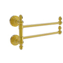 Allied Brass Dottingham Collection 2 Swing Arm Towel Rail DT-GTB-2-PB