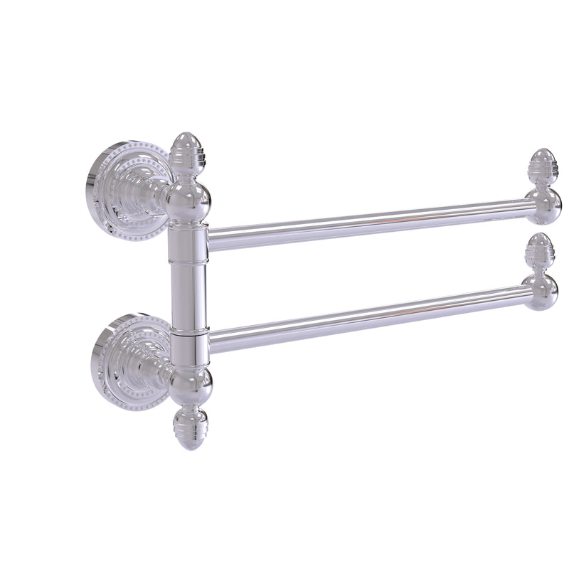 Allied Brass Dottingham Collection 2 Swing Arm Towel Rail DT-GTB-2-PC