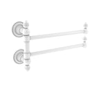 Allied Brass Dottingham Collection 2 Swing Arm Towel Rail DT-GTB-2-WHM