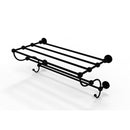 Allied Brass Dottingham Collection 24 Inch Train Rack Towel Shelf DT-HTL-24-5-BKM