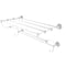 Allied Brass Dottingham Collection 24 Inch Train Rack Towel Shelf DT-HTL-24-5-WHM