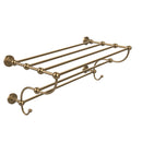 Allied Brass Dottingham Collection 36 Inch Train Rack Towel Shelf DT-HTL-36-5-BBR