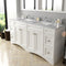 Modern Fittings Talisa 72" Double Bath Vanity with Marble Top and Square Sinks Faucets