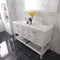 Modern Fittings Winterfell 60" Double Bath Vanity with Cultured Marble Quartz Top and Square Sinks