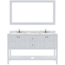 Modern Fittings Winterfell 60" Double Bath Vanity with Cultured Marble Quartz Top and Square Sinks