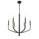 Dainolite 6 Light Chandelier Mb Finish ELN-246C-MB