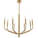 Dainolite 8 Light Chandelier Agb Finish ELN-328C-AGB