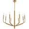 Dainolite 8 Light Chandelier Agb Finish ELN-328C-AGB