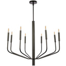 Dainolite 8 Light Chandelier Mb Finish ELN-328C-MB