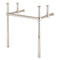 Water Creation Embassy 30" Wide Single Wash Stand Only In Polished Nickel PVD Finish EB30A-0500