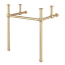 Water Creation Embassy 30" Wide Single Wash Stand Only In Satin Gold Finish EB30A-0600