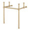 Water Creation Embassy 30" Wide Single Wash Stand Only In Satin Gold Finish EB30A-0600