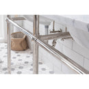 Water Creation Embassy 60" Wide Double Wash Stand Only In Polished Nickel PVD Finish EB60A-0500