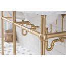 Water Creation Embassy 60" Wide Double Wash Stand Only In Satin Gold Finish EB60A-0600