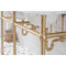 Water Creation Embassy 60" Wide Double Wash Stand Only In Satin Gold Finish EB60A-0600