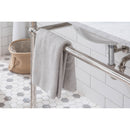 Water Creation Embassy 72" Wide Double Wash Stand P-Trap Counter Top with Basin and F2-0013 Faucet included In Polished Nickel PVD Finish EB72D-0513