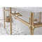 Water Creation Embassy 72" Wide Double Wash Stand P-Trap Counter Top with Basin and F2-0012 Faucet included In Satin Gold Finish EB72D-0612