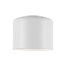 Dainolite 1 Light Incandescent Flush Mount Matte White Shade EMI-81FH-MW