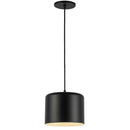 Dainolite 1 Light Incandescent Pendant Matte Black Shade EMI-81P-MB