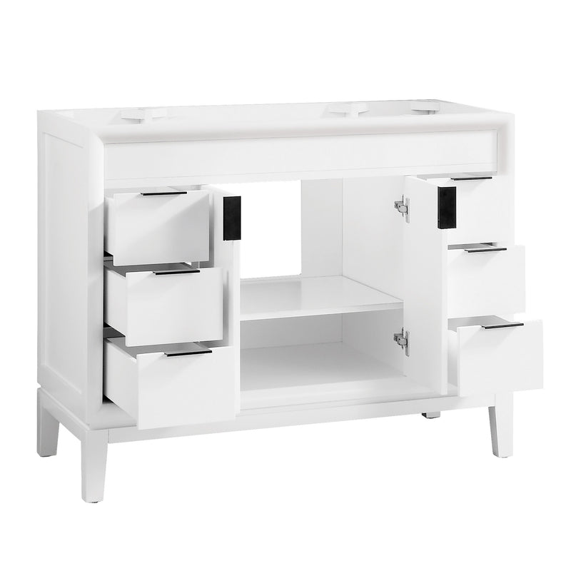 Avanity Emma 43 inch Vanity Combo EMMA-VS43-WT-A