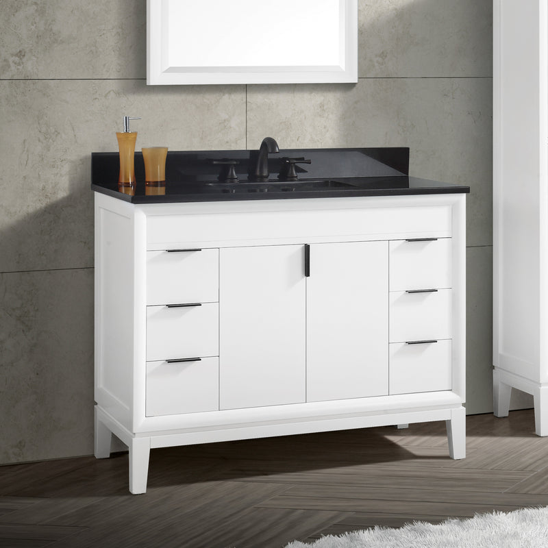 Avanity Emma 43 inch Vanity Combo EMMA-VS43-WT-A