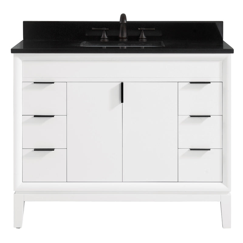 Avanity Emma 43 inch Vanity Combo EMMA-VS43-WT-A