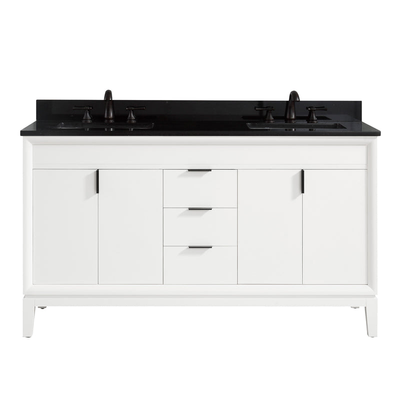 Avanity Emma 61 inch Vanity Combo EMMA-VS61-WT-A