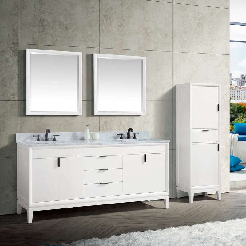 Avanity Emma 73 inch Vanity Combo EMMA-VS73-WT-C