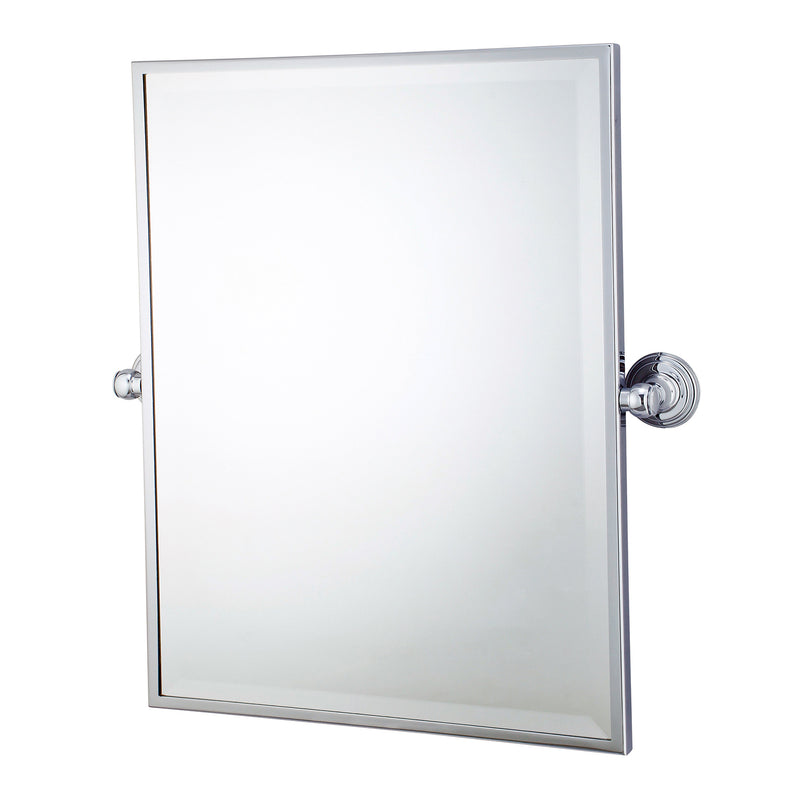 Water Creation Metal Retangular Mirror 18" X 24" In Chrome Finish EMPIRE-M-1824-01