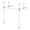 Water Creation Empire 30" Wide Single Wash Stand Only In Chrome Finish EP30A-0100