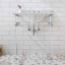 Water Creation Empire 30" Wide Single Wash Stand and P-Trap included In Chrome Finish EP30B-0100