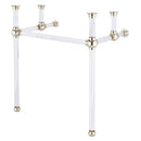 Water Creation Empire 30" Wide Single Wash Stand and P-Trap included In Polished Nickel PVD Finish EP30B-0500