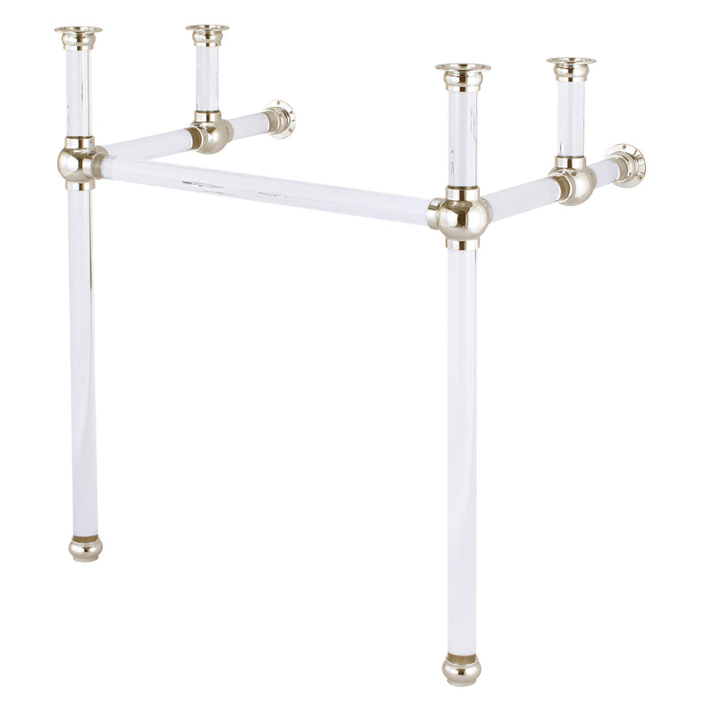 Water Creation Empire 30" Wide Single Wash Stand Only In Polished Nickel PVD Finish EP30A-0500