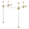 Water Creation Empire 30" Wide Single Wash Stand Only In Satin Gold Finish EP30A-0600