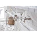 Water Creation Empire 60" Wide Double Wash Stand Only In Polished Nickel PVD Finish EP60A-0500