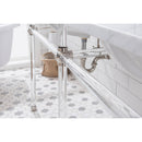 Water Creation Empire 72" Wide Double Wash Stand and P-Trap included In Polished Nickel PVD Finish EP72B-0500