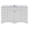 Modern Fittings Talisa 60" Single Bath Vanity with Calacatta Quartz Top and Square Sink