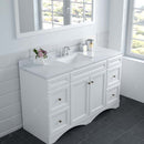 Modern Fittings Talisa 60" Single Bath Vanity with Calacatta Quartz Top and Square Sink