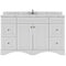 Modern Fittings Talisa 60" Single Bath Vanity with Cultured Marble Quartz Top and Square Sink