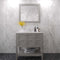 Modern Fittings Winterfell 36" Single Bath Vanity with Cultured Marble Quartz Top and Round Sink