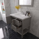 Modern Fittings Winterfell 36" Single Bath Vanity with Cultured Marble Quartz Top and Square Sink