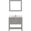 Modern Fittings Winterfell 36" Single Bath Vanity with Cultured Marble Quartz Top and Square Sink