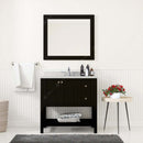 Modern Fittings Winterfell 36" Single Bath Vanity with Dazzle Quartz Top and Round Sink