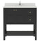 Modern Fittings Winterfell 36" Single Bath Vanity with Dazzle Quartz Top and Square Sink