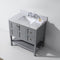 Modern Fittings Winterfell 36" Single Bath Vanity with Marble Top and Square Sink